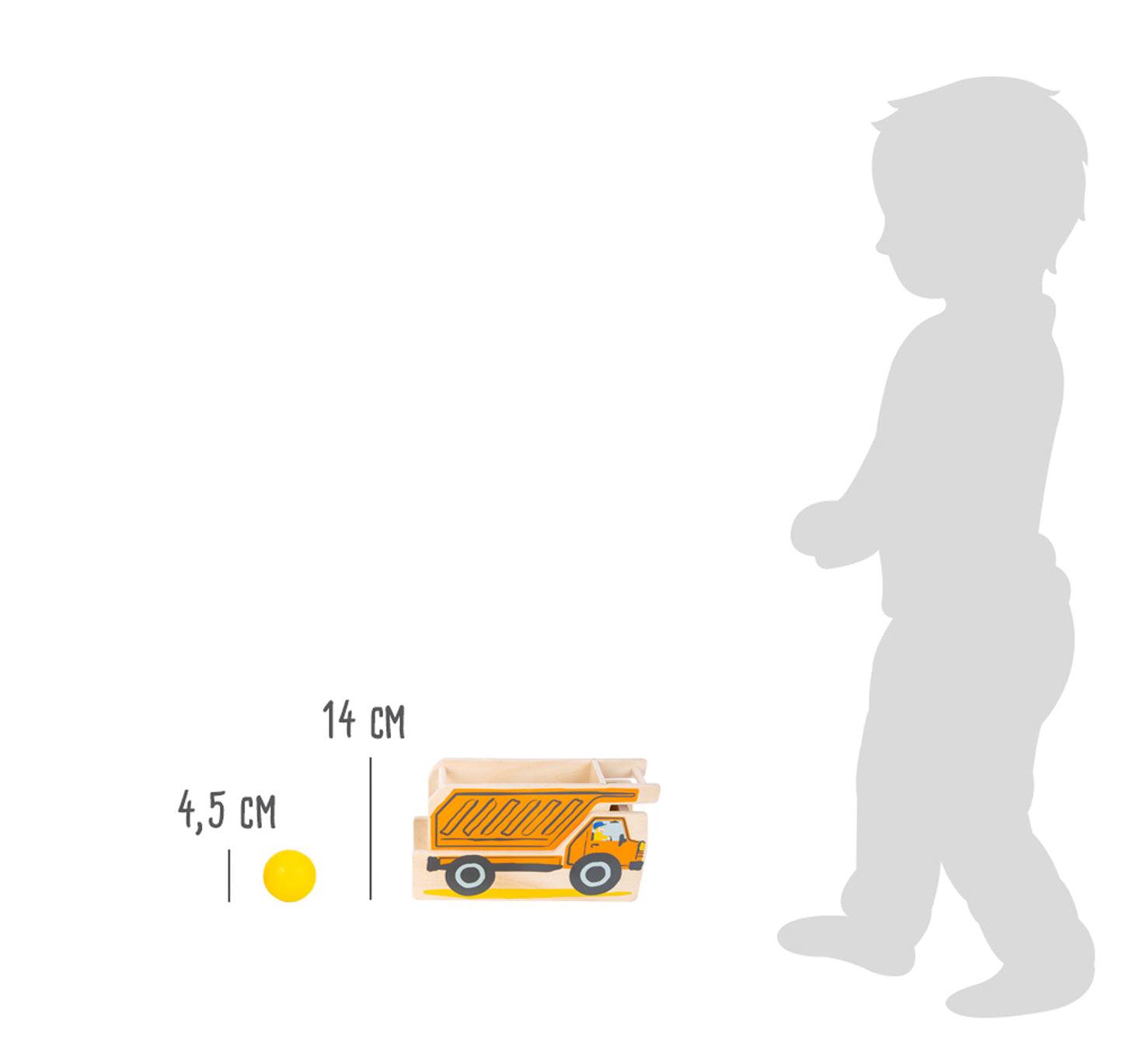 Kugelbahn Junior Baustelle – Kugelbahnen, ab 18 Monate, Holz, Kunststoff, Metall | small foot®