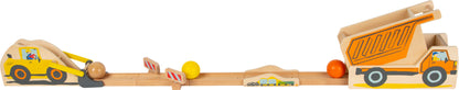 Kugelbahn Junior Baustelle – Kugelbahnen, ab 18 Monate, Holz, Kunststoff, Metall | small foot®