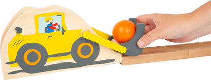 Kugelbahn Junior Baustelle – Kugelbahnen, ab 18 Monate, Holz, Kunststoff, Metall | small foot®