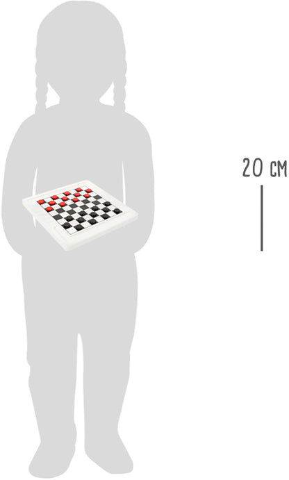 Brettspiel Schach und Dame – Gesellschaftsspiele, ab 6 Jahre, Holz | small foot®