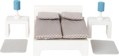 Puppenhausmöbel Komplett-Set – Puppenhäuser, ab 3 Jahre, 28 Teile, Holz, Stoff | small foot®