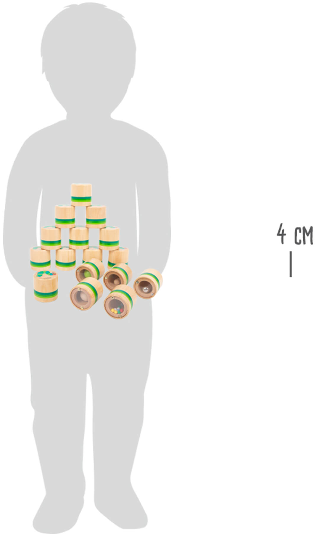 Raupe Nimmersatt Hör-Memo – Die kleine Raupe Nimmersatt, ab 4 Jahre, 16 Teile | small foot®
