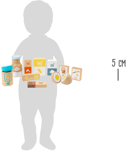 Backzutaten-Set „fresh“ – Kaufmannsläden, ab 24 Monate, 10 Teile, Holz | small foot®