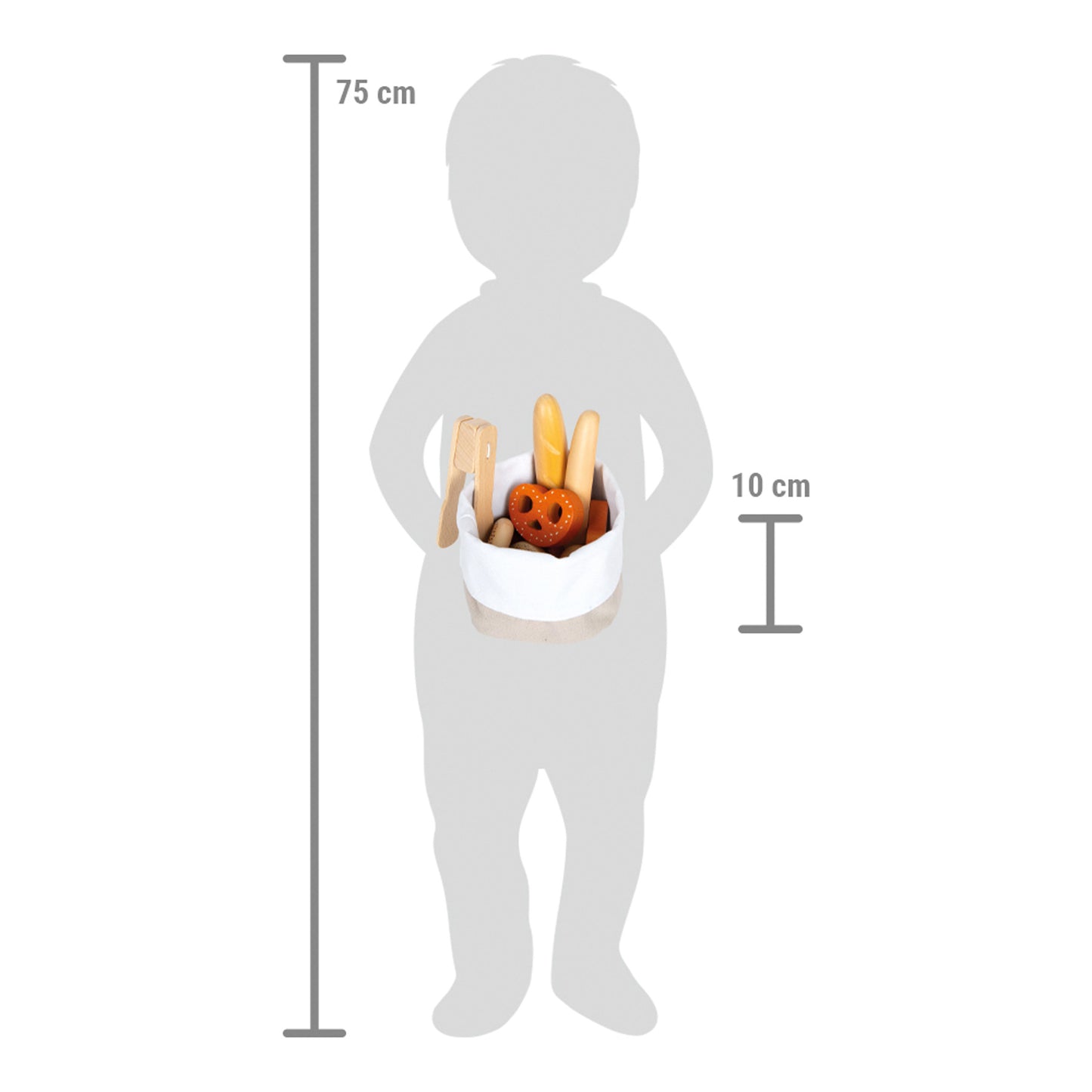 Brotkorb-Set „fresh“ – Kaufmannsläden, ab 24 Monate, 12 Teile, Holz | small foot®