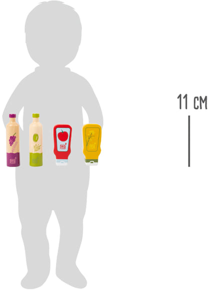 Saucen und Öl-Set „fresh“ – Kaufmannsläden, ab 24 Monate, 4 Teile, Holz | small foot®