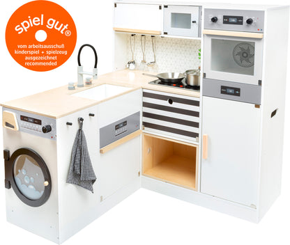 Kinderküche modular XL – In der Küche, ab 3 Jahre, Holz, Kunststoff, Metall | small foot®