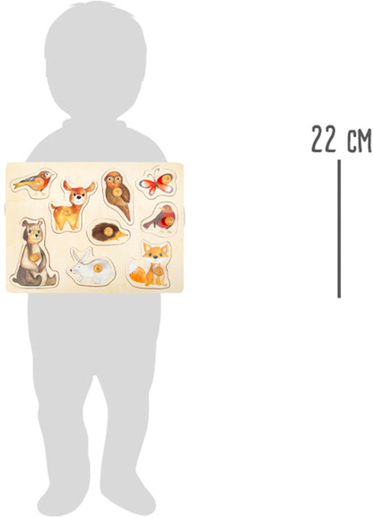 Setzpuzzle Waldtiere – Puzzles, ab 12 Monate, Holz | small foot®