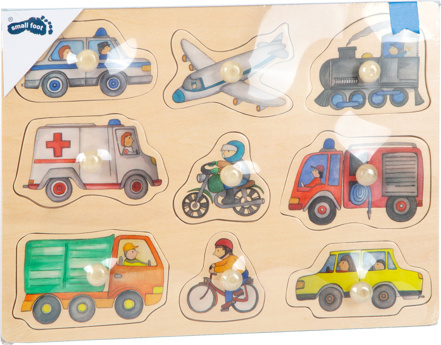 Setzpuzzle Fahrzeuge der Stadt | small foot®