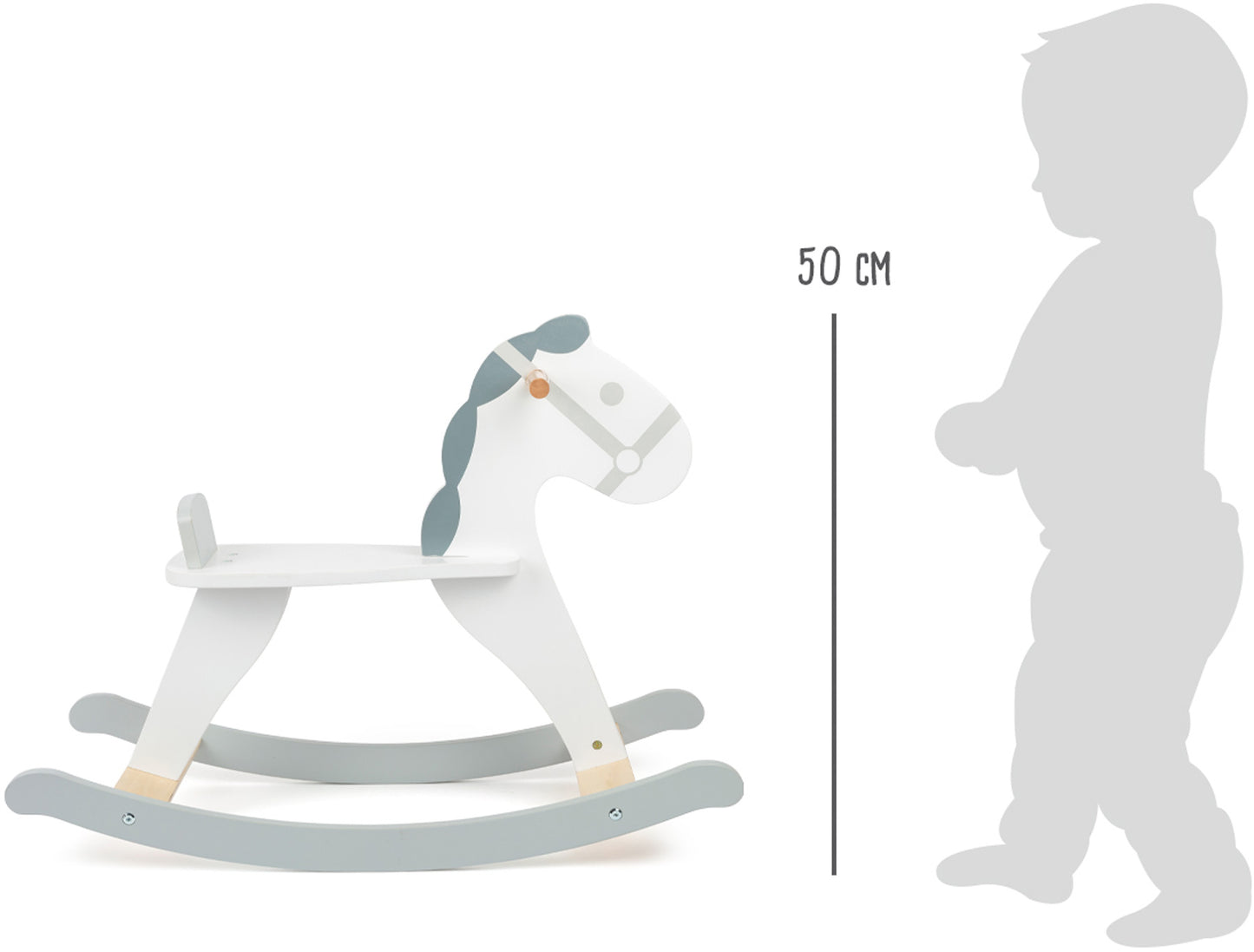 Schaukelpferd Skandi – Schaukelpferde für Babys und Kleinkinder, ab 24 Monate, small foot®