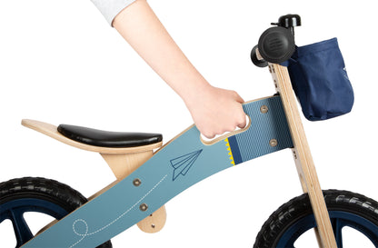 Laufrad blauer Papierflieger ab 3 Jahre, small foot®