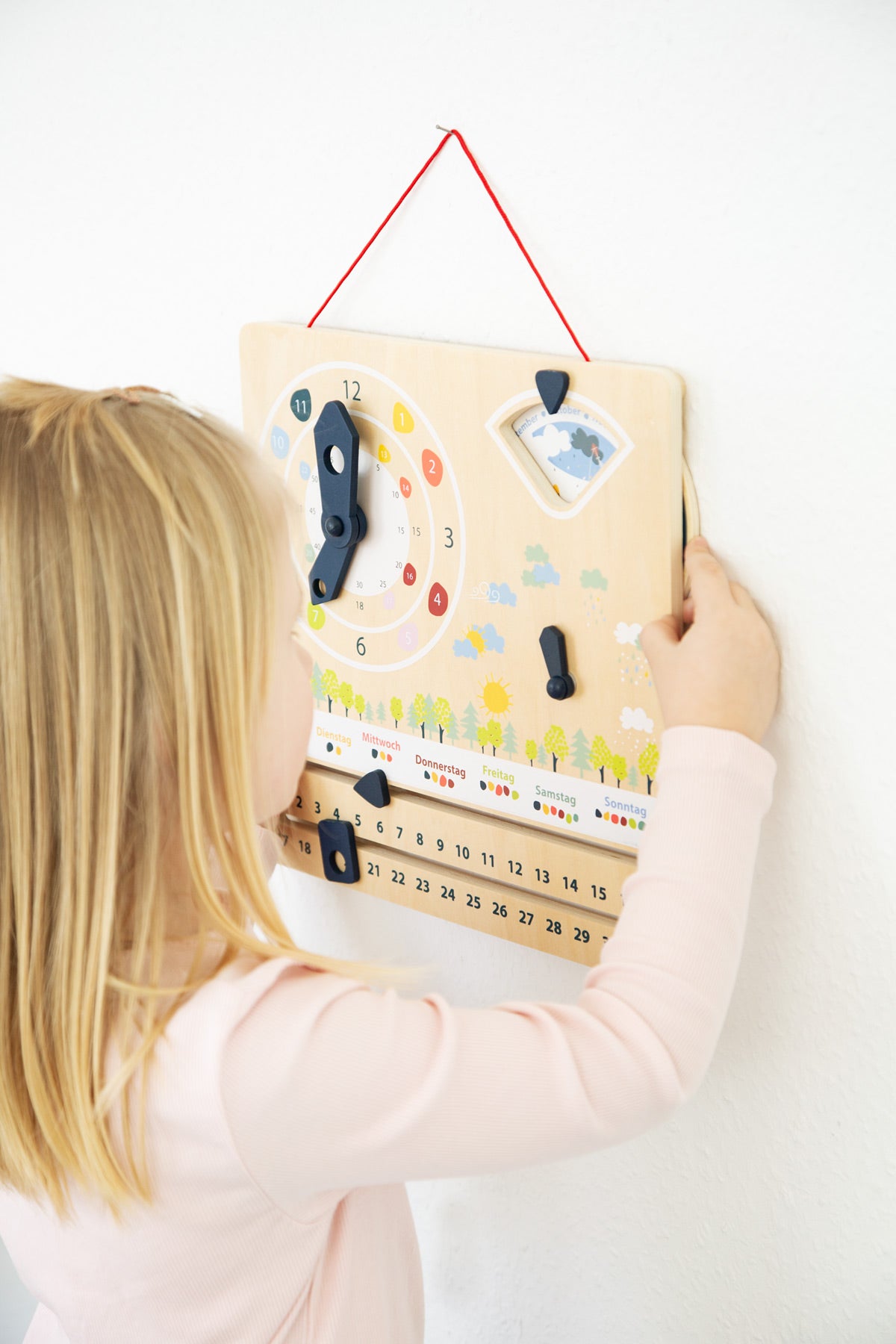 Lernuhr mit Kalender „Educate“, ab 5 Jahren, small foot®