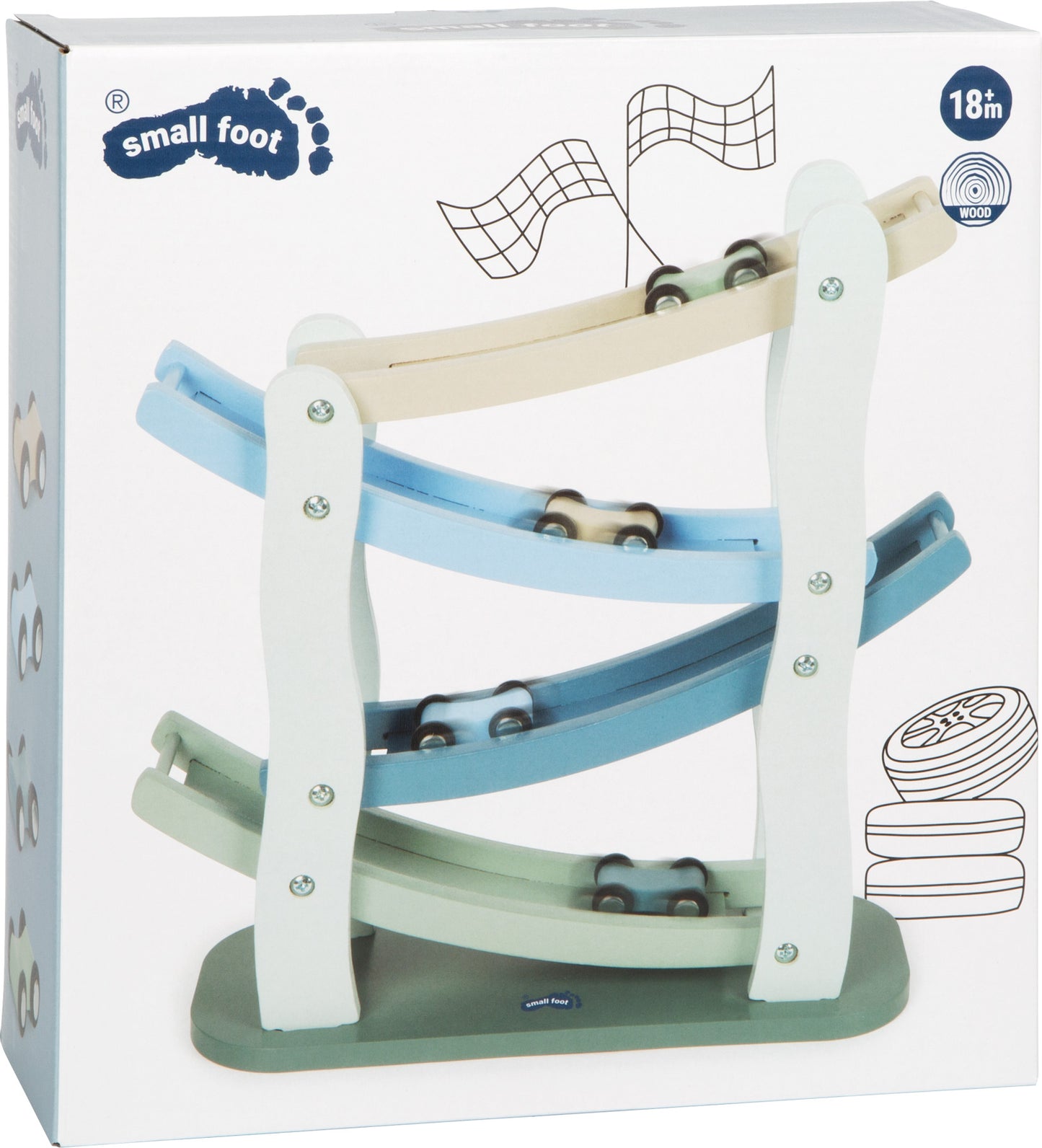 Rennbahn Blaues Wunder – Kugelbahnen, ab 18 Monate, small foot®