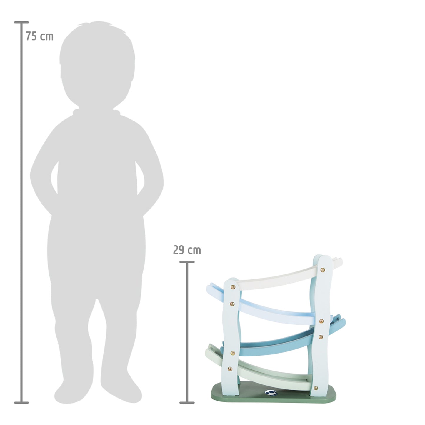 Rennbahn Blaues Wunder – Kugelbahnen, ab 18 Monate, small foot®