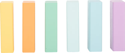 Holzbausteine Pastell – ab 12 Monate, 50 Teile, Holz, small foot®