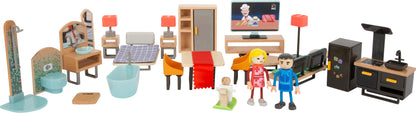 Puppenhausmöbel-Set Modern – Puppenhäuser, ab 3 Jahre, 30 Teile, small foot®