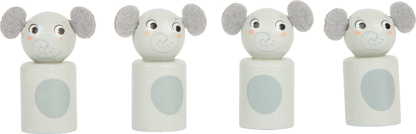 Ludo für 6 Spieler „Safari“ – Gesellschaftsspiele, ab 4 Jahre, Holz, small foot®