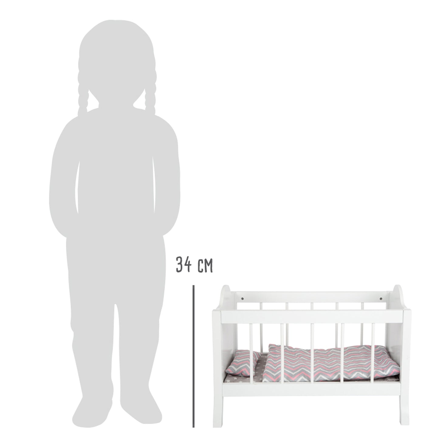 Puppengitterbett – Puppenmöbel, ab 3 Jahre, small foot®