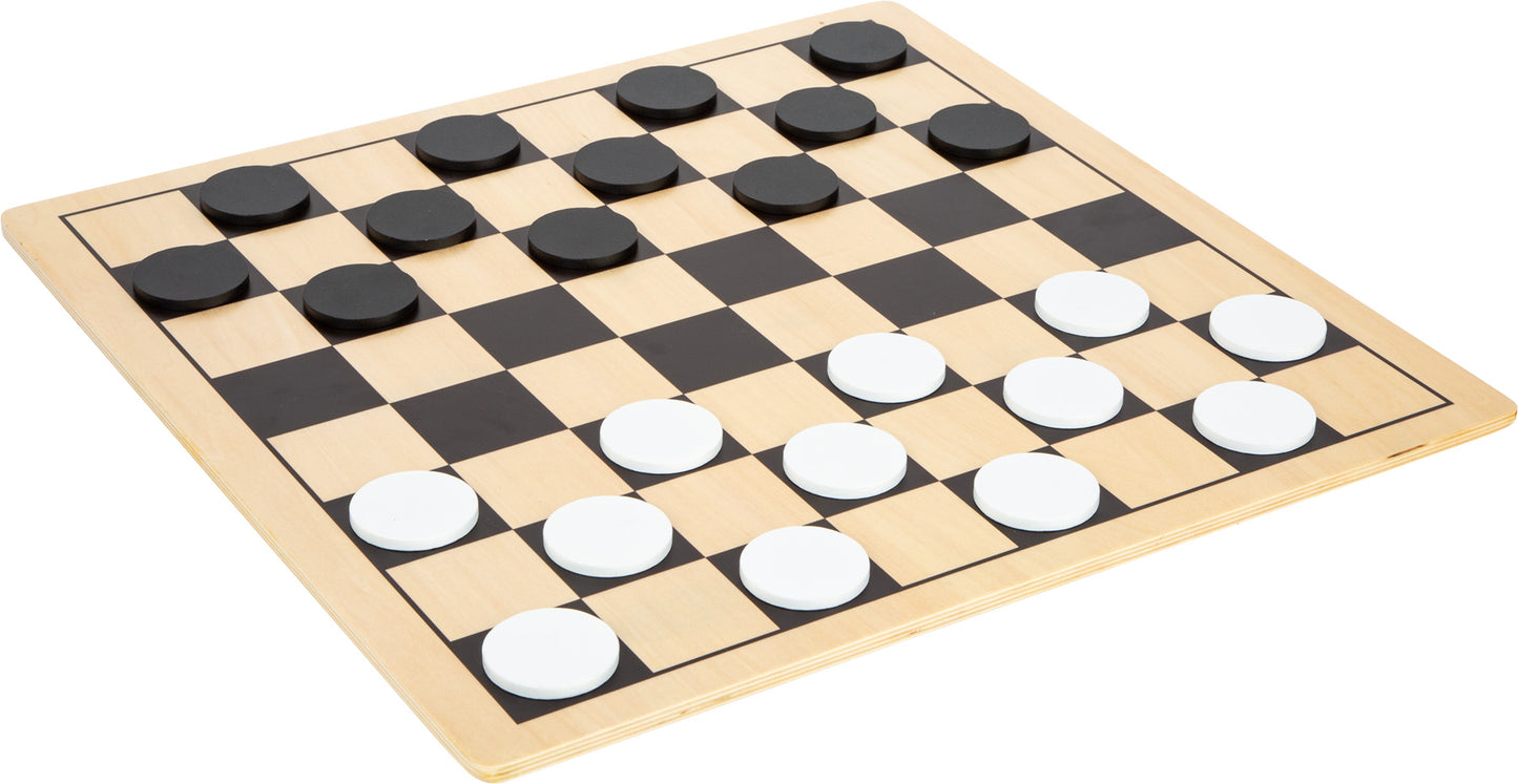 Schach und Dame XL – Gesellschaftsspiele, ab 6 Jahre, small foot®
