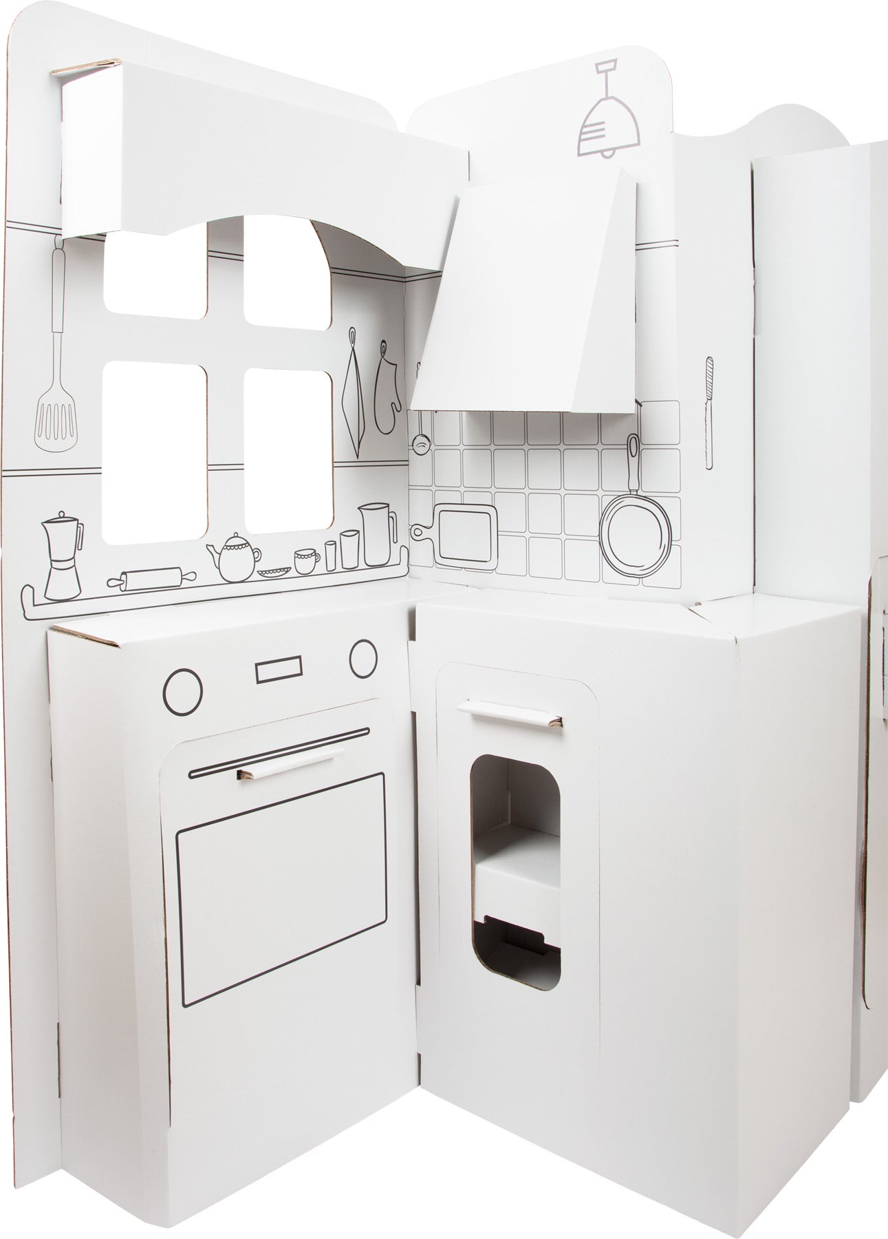 Kinderküche aus Bastelkarton, ab 3 Jahre, small foot®