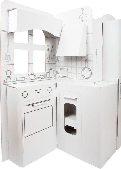 Kinderküche aus Bastelkarton, ab 3 Jahre, small foot®