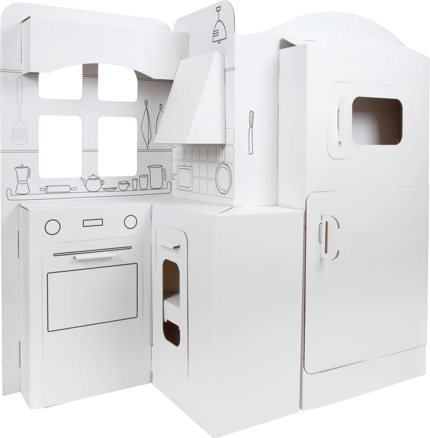 Kinderküche aus Bastelkarton, ab 3 Jahre, small foot®