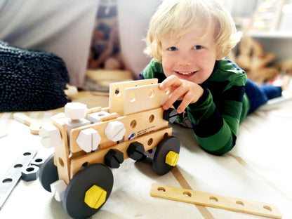 Konstruktionsset „Miniwob“ – Werkstatt, ab 3 Jahre, 67 Teile, small foot®