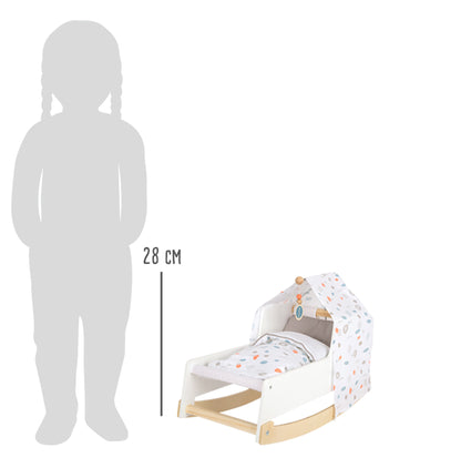 Puppenwiege „Little Button“ – Puppenmöbel, ab 3 Jahre, small foot®