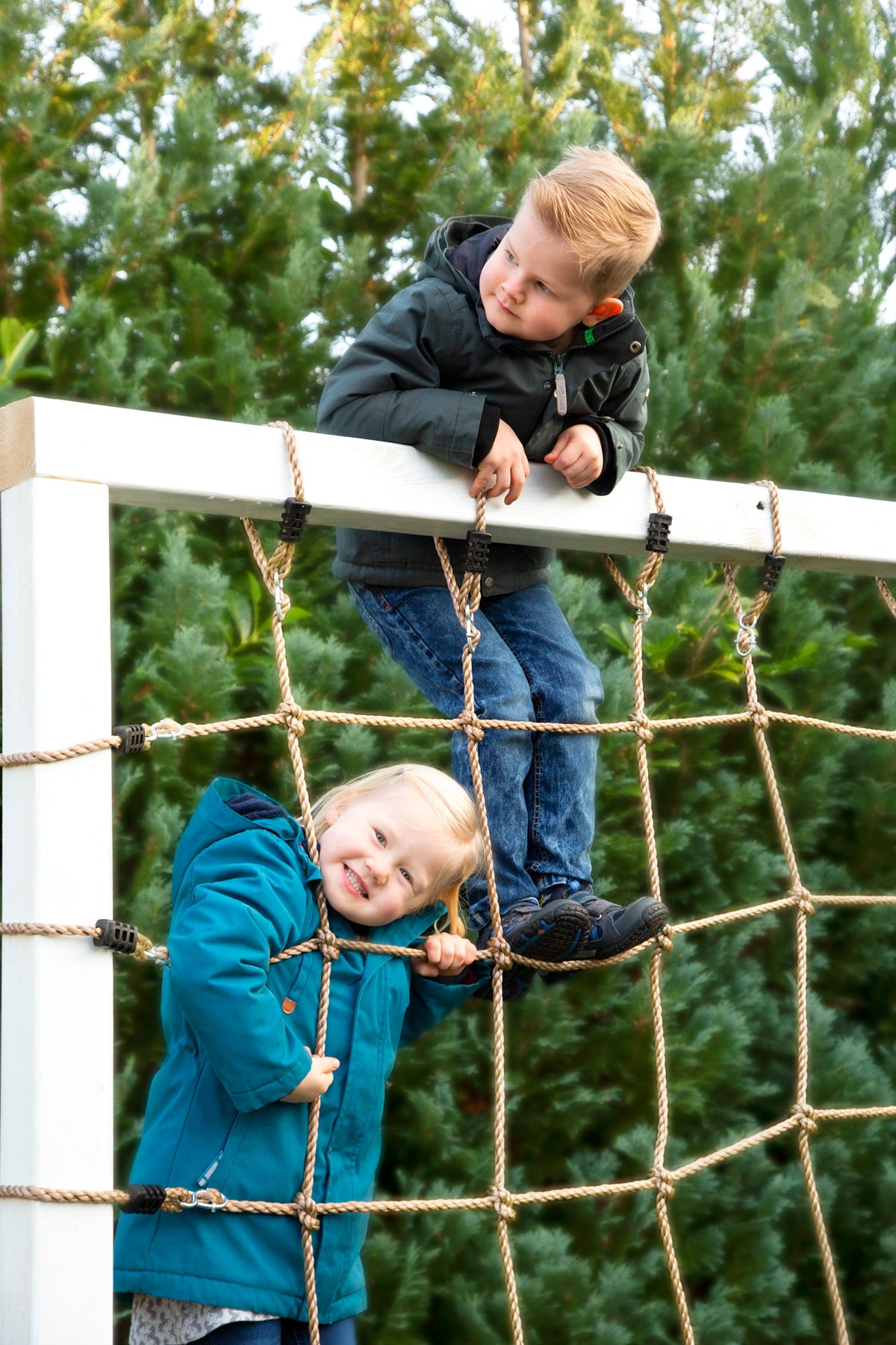 Kletternetz mit Achterhaken – Schaukeln und Klettergerüste, ab 3 Jahre, small foot®