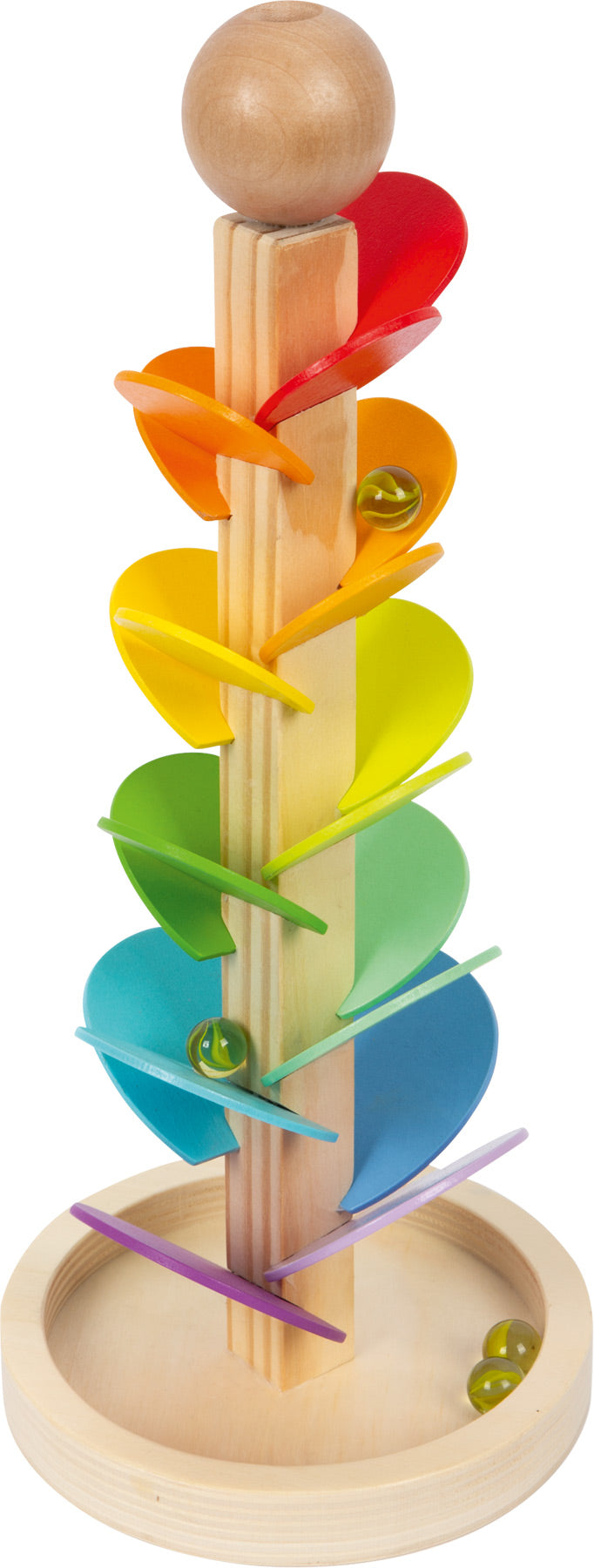 Klang-Murmelbahn Regenbogen – Kugelbahnen, ab 3 Jahre, Holz, small foot®