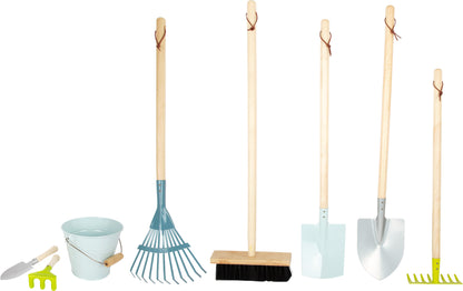 Großes Gartenwerkzeug-Set – Kleine Gartengeräte, ab 3 Jahre, 8 Teile, small foot®