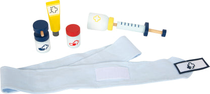 Notarztrucksack – Arzt- und Rettungsspielzeug, ab 3 Jahre, 18 Teile, small foot®