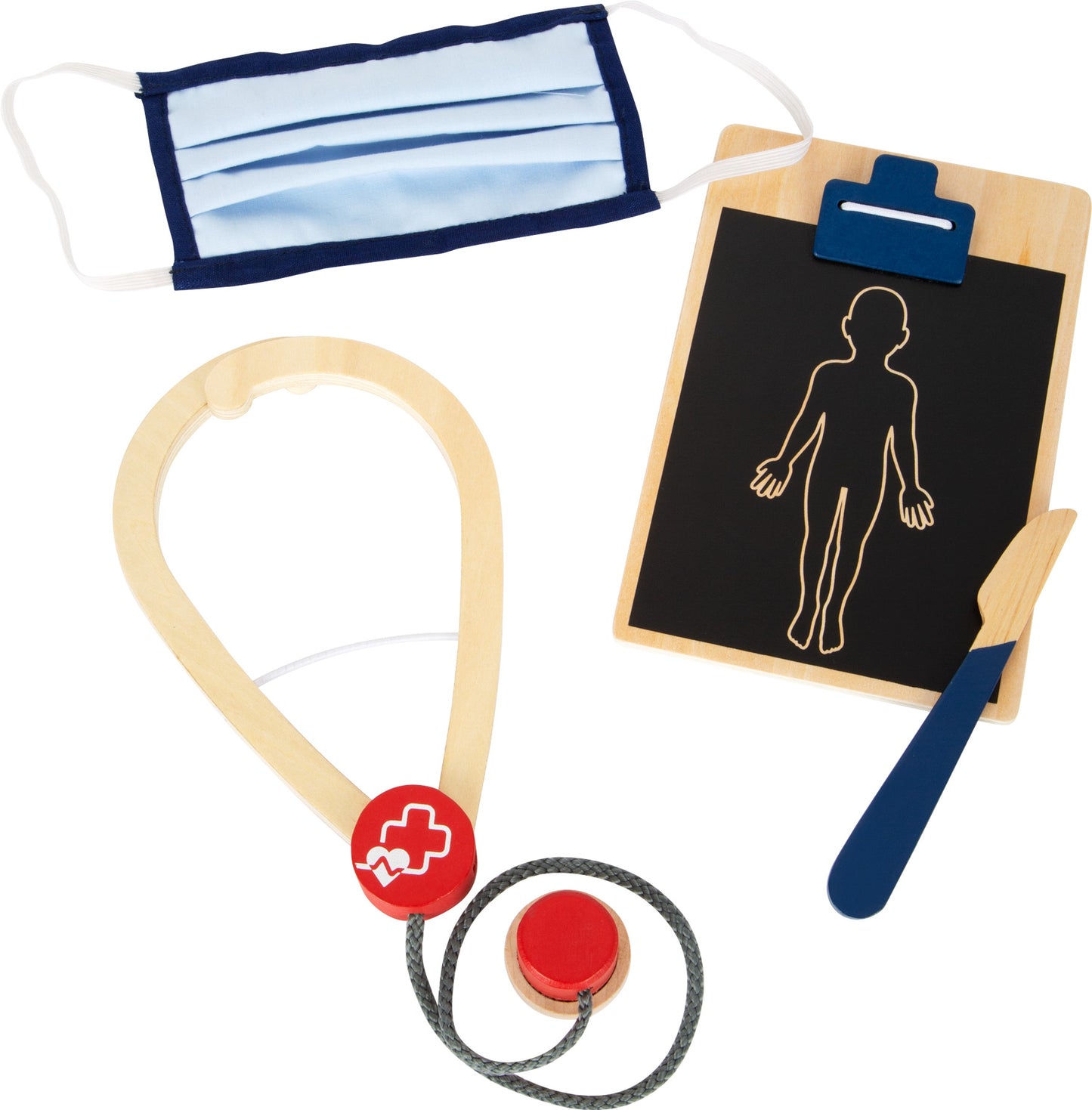 Notarztrucksack – Arzt- und Rettungsspielzeug, ab 3 Jahre, 18 Teile, small foot®