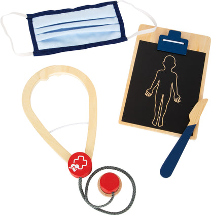 Notarztrucksack – Arzt- und Rettungsspielzeug, ab 3 Jahre, 18 Teile, small foot®