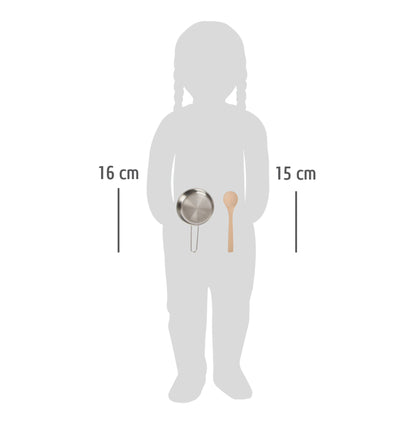 Kochset mit Schürze – In der Küche, ab 3 Jahre, 8 Teile, small foot®
