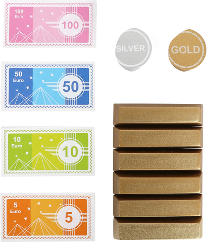 Holz-Tresor mit Zubehör – Rollenspiel für Kinder ab 3 Jahren | small foot®