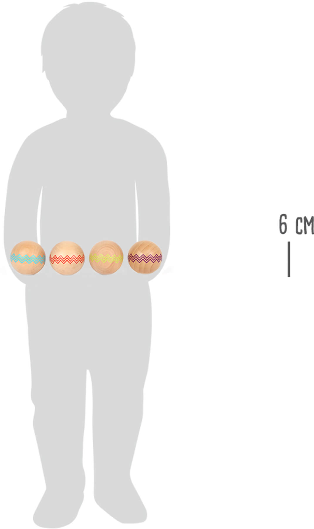 Boule „Active“ – Spiele im Garten, ab 5 Jahre, 9 Teile, Holz, Kugel Ø ca. 6 cm, small foot®