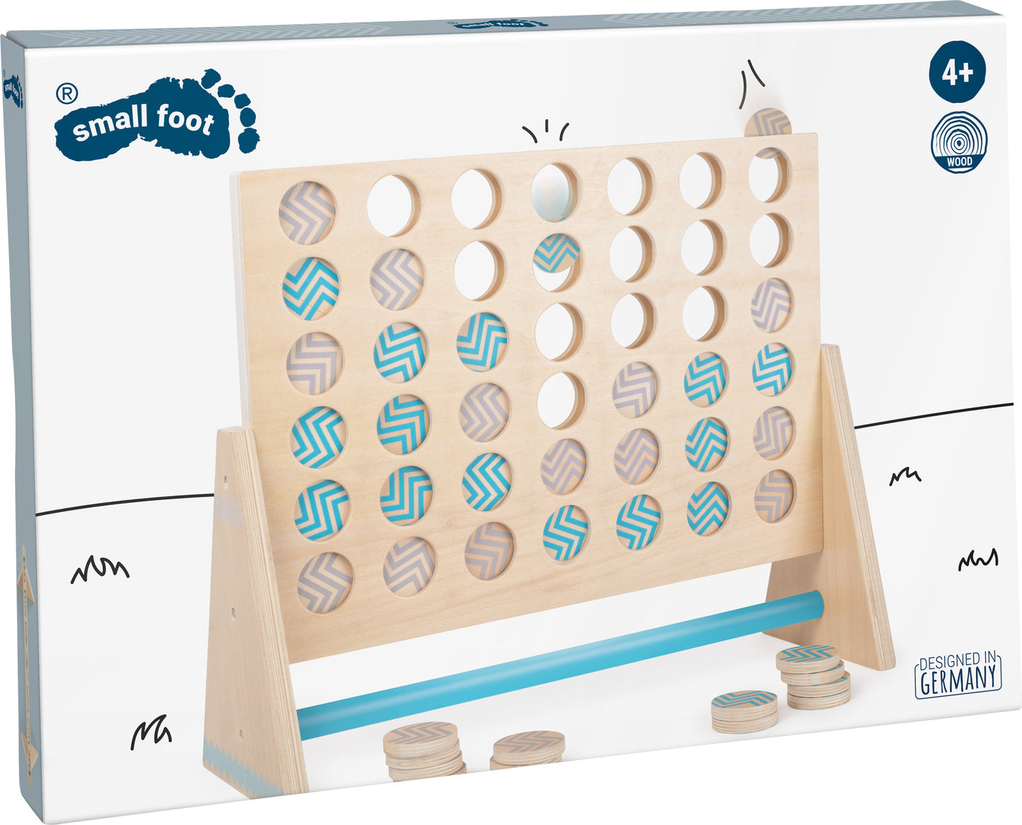 Vier in einer Reihe XXL „Active“, ab 4 Jahre, small foot®