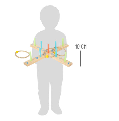 Ringwurfspiel „Active“ – Spiele im Garten, ab 3 Jahre, 6 Teile, small foot®