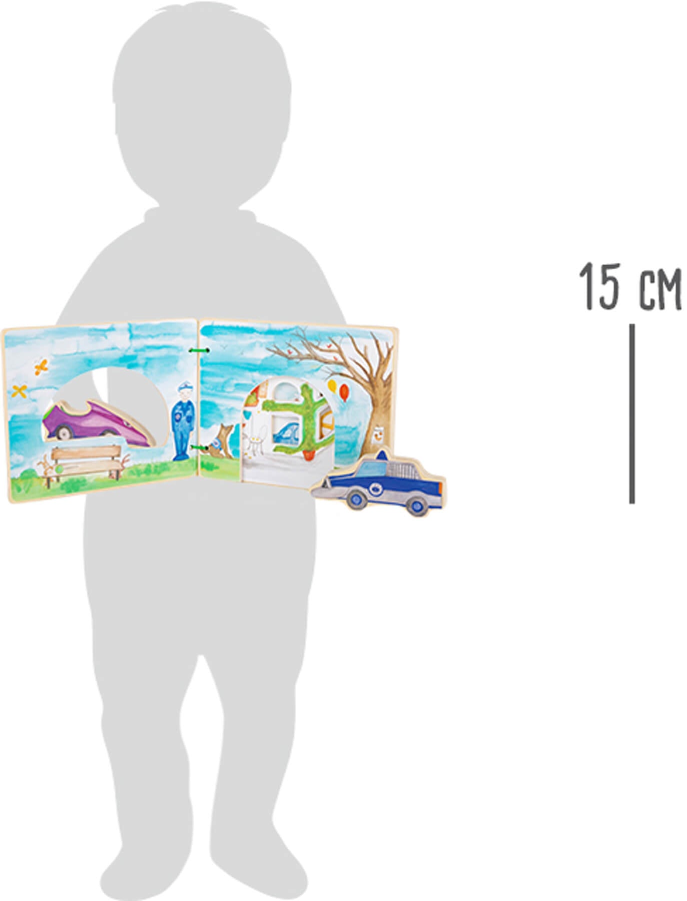 Bilderbuch Polizei, interaktiv, ab 12 Monate, small foot®