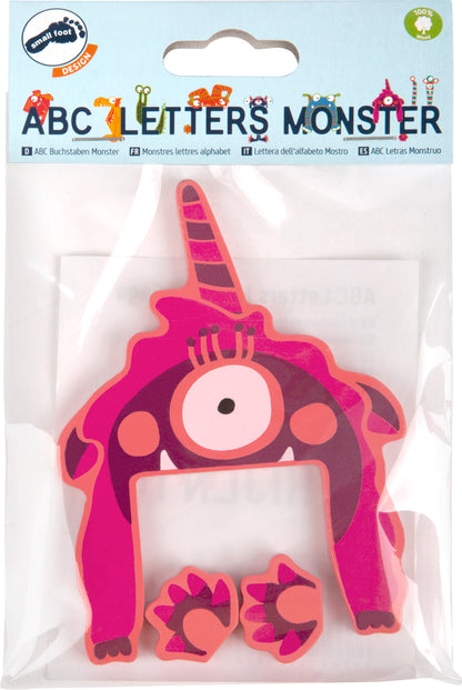 ABC Buchstaben Monster Gaga – Buchstaben und Buchstabenzüge, Holz, small foot®