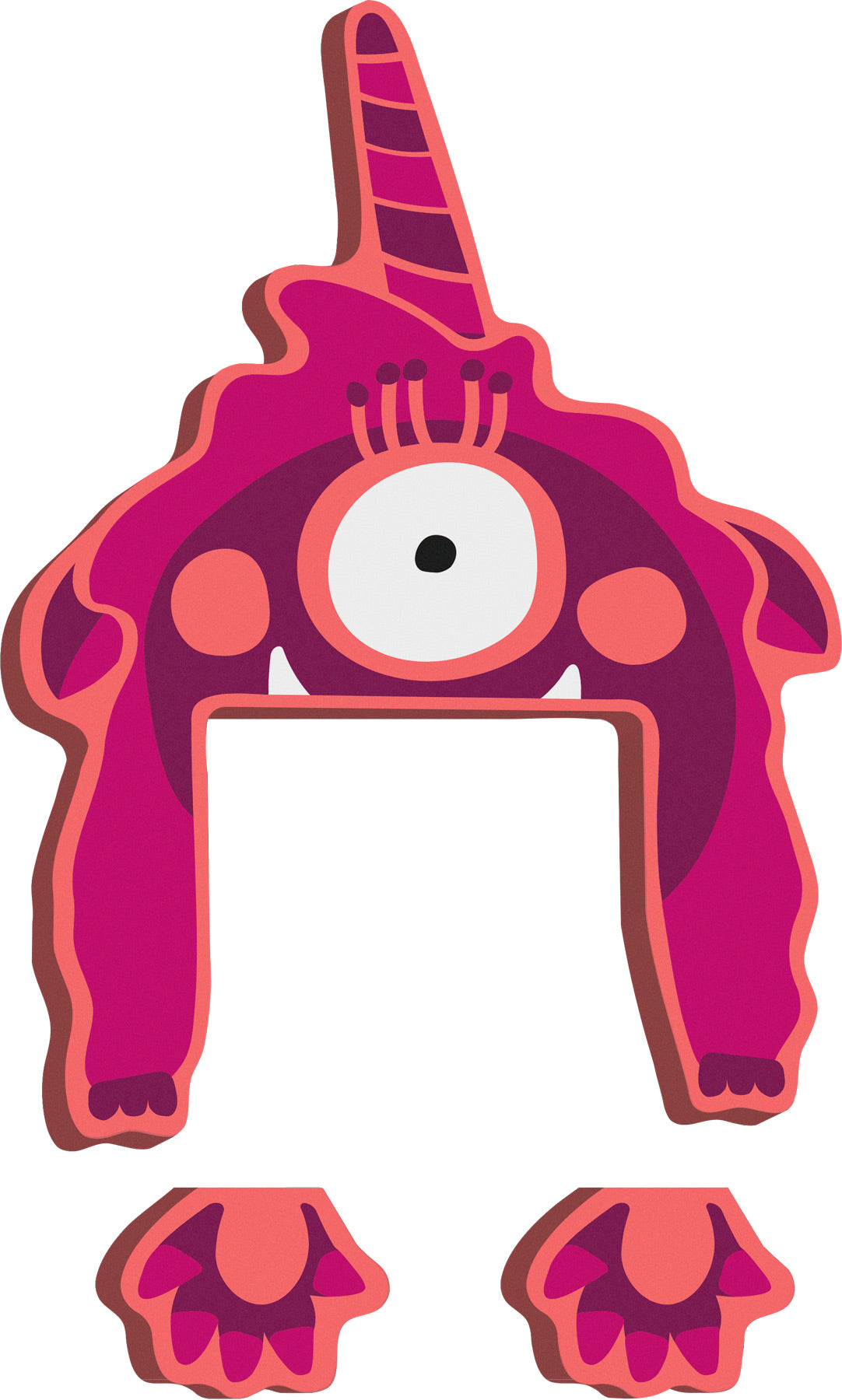 ABC Buchstaben Monster Gaga – Buchstaben und Buchstabenzüge, Holz, small foot®