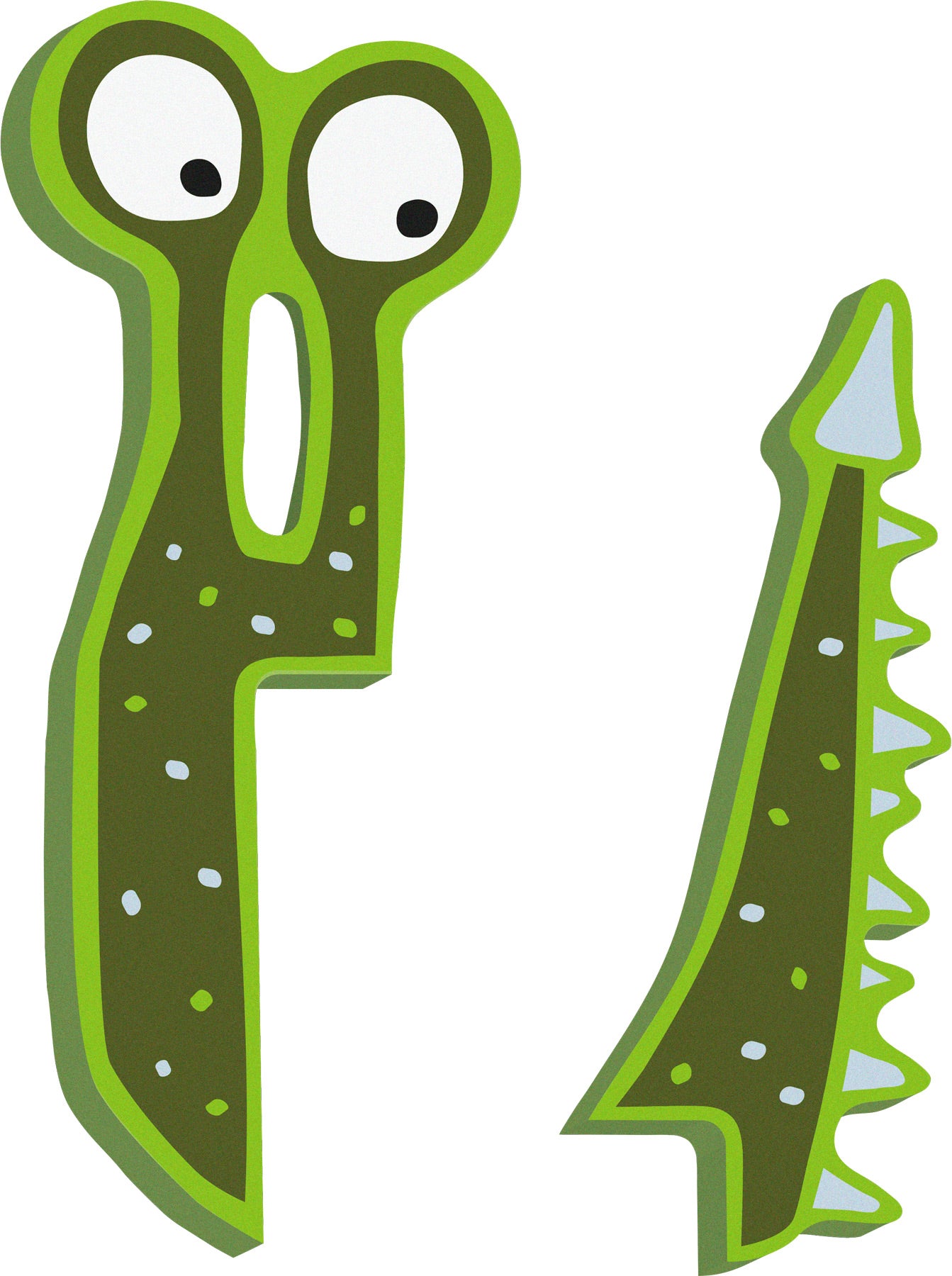 ABC Buchstaben Monster Clooney, Holz, small foot®