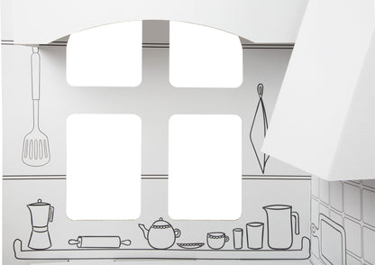 Kinderküche aus Bastelkarton, ab 3 Jahre, small foot®