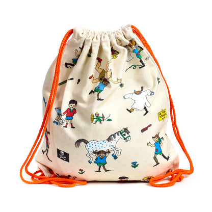 Pippi Longstocking Pippi Langstrumpf Canvas-Turnbeutel | Offiziell Lizenziert