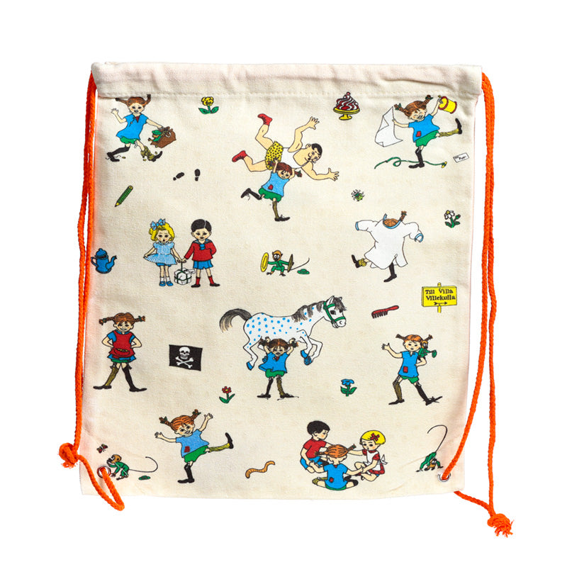 Pippi Longstocking Pippi Langstrumpf Canvas-Turnbeutel | Offiziell Lizenziert