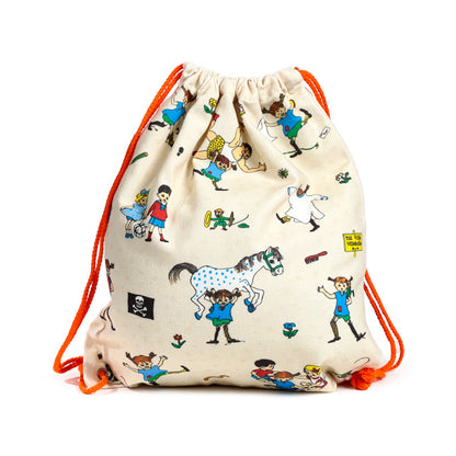 Pippi Longstocking Pippi Langstrumpf Canvas-Turnbeutel | Offiziell Lizenziert
