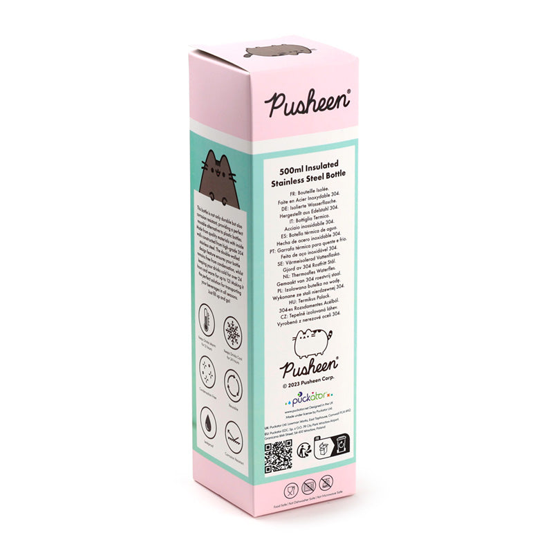 Pusheen the Cat Katze Foodie Isolierflasche 500ml | Offiziell Lizenziert