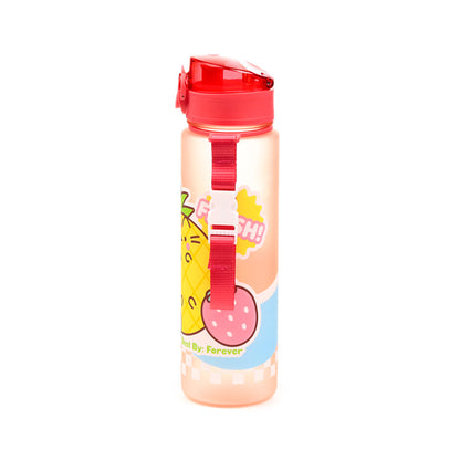 Pusheen the Cat Katze Obst Pop-Top bruchsichere Wasserflasche 600ml | Offiziell Lizenziert