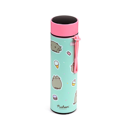 Pusheen the Cat Sweets Süßigkeiten Thermosflasche mit Digital-Thermometer 450ml | Offiziell Lizenziert