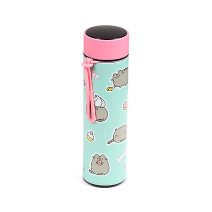 Pusheen the Cat Sweets Süßigkeiten Thermosflasche mit Digital-Thermometer 450ml | Offiziell Lizenziert